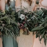 Greenery bridal bouquet warm karoo